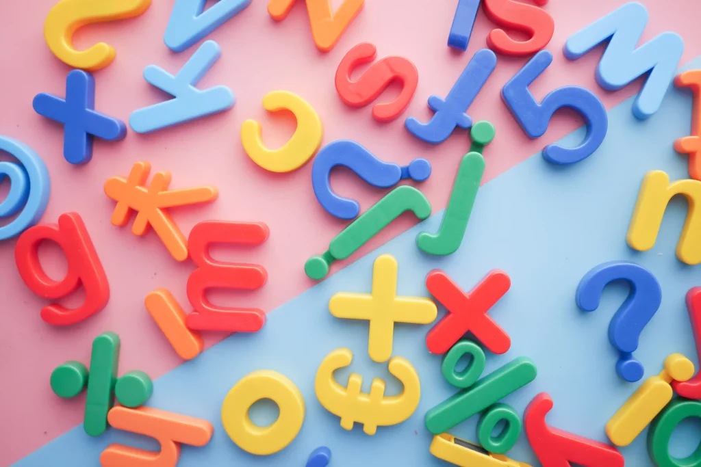 Mathematical symbols